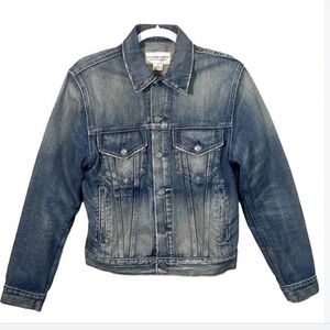 Denim & Supply Ralph Lauren Jean Jacket Womens Small Blue Distressed size S/P